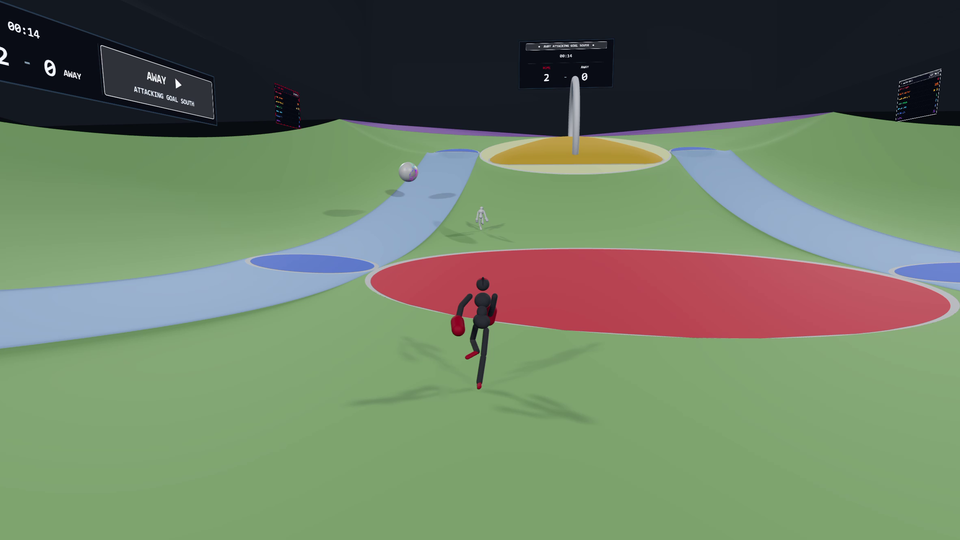 In-game digital scoreboards inverting target indicator to Away Attacking Goal South without clock stoppage